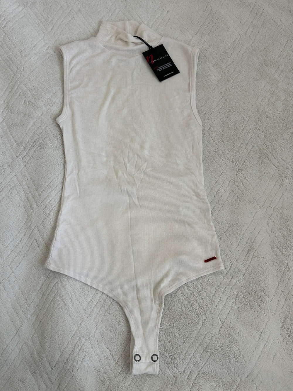 N:philanthropy.  Sleeveless Turtleneck Bodysuit in XS